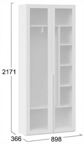 Шкаф платяной Порто СМ-393.07.226 в Покачах - pokachi.ok-mebel.com | фото 4