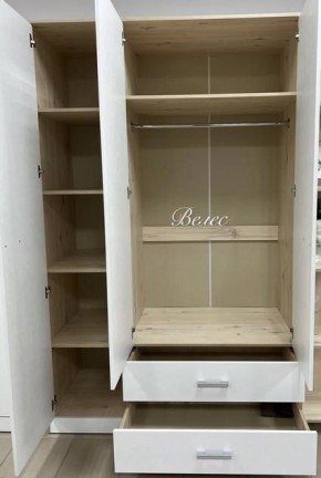 Шкаф "Милана" 3-х створчатый с 2 ящиками в Покачах - pokachi.ok-mebel.com | фото 2