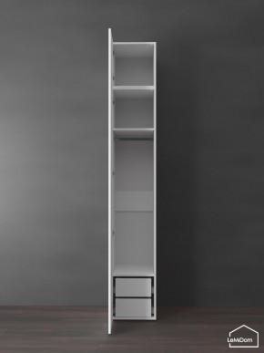 Шкаф с антресолью Linnea MHR-1POA-3 2450х400х510 (Белый-М 11.1.2) в Покачах - pokachi.ok-mebel.com | фото 5