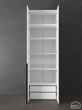 Шкаф с антресолью Linnea MHR-2A-4 2450х800х510 (Белый-М 11.1.1) в Покачах - pokachi.ok-mebel.com | фото 6