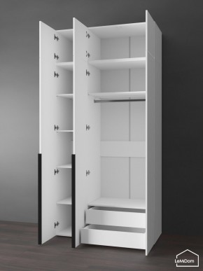 Шкаф с антресолью Linnea MHR-3A-2 2450х1200х510 (Белый-М 11.1.2) в Покачах - pokachi.ok-mebel.com | фото 5