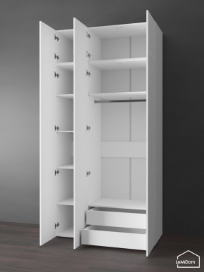 Шкаф с антресолью Linnea MHR-3POA-2 2450х1200х510 (Белый-М 11.1.1) в Покачах - pokachi.ok-mebel.com | фото 5