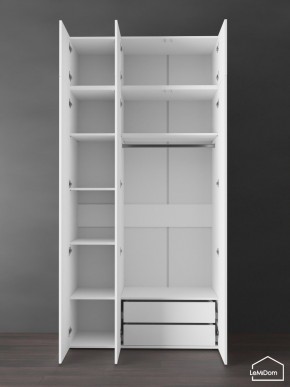 Шкаф с антресолью Linnea MHR-3POA-2 2450х1200х510 (Белый-М 11.1.1) в Покачах - pokachi.ok-mebel.com | фото 6