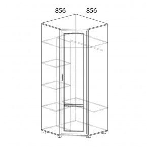 Шкаф угловой №243 Белла в Покачах - pokachi.ok-mebel.com | фото 2