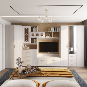 Шкаф угловой Белла (Ясень белый) в Покачах - pokachi.ok-mebel.com | фото 3