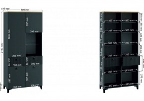 Шкаф-витрина Ника в Покачах - pokachi.ok-mebel.com | фото 3