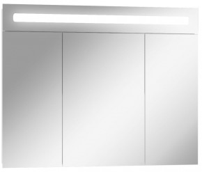 Шкаф-зеркало Аврора 90 с подсветкой LED Домино (DV8011HZ) в Покачах - pokachi.ok-mebel.com | фото