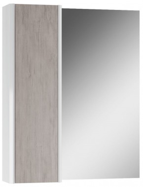 Шкаф-зеркало Uno 60 Дуб серый левый/правый Домино (DU1503HZ) в Покачах - pokachi.ok-mebel.com | фото 2