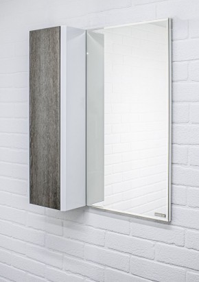 Шкаф-зеркало Uno 60 Дуб серый левый/правый Домино (DU1503HZ) в Покачах - pokachi.ok-mebel.com | фото 8
