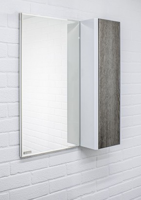 Шкаф-зеркало Uno 60 Дуб серый левый/правый Домино (DU1503HZ) в Покачах - pokachi.ok-mebel.com | фото 9