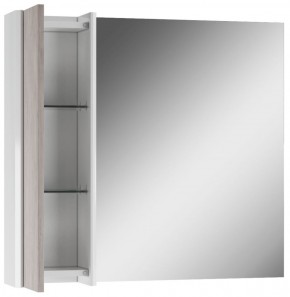 Шкаф-зеркало Uno 80 Дуб серый левый/правый Домино (DU1504HZ) в Покачах - pokachi.ok-mebel.com | фото 4