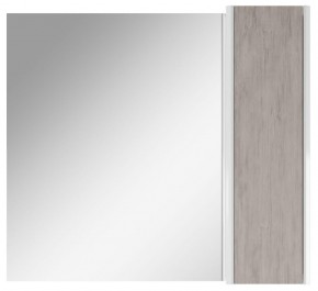 Шкаф-зеркало Uno 80 Дуб серый левый/правый Домино (DU1504HZ) в Покачах - pokachi.ok-mebel.com | фото 5
