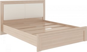Кровать 1.6 Глэдис М31 с настилом и мягкой частью (ЯШС/Белый) в Покачах - pokachi.ok-mebel.com | фото