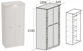 Спальный гарнитур Элана (модульная) Бодега белая в Покачах - pokachi.ok-mebel.com | фото 10