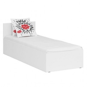 Стандарт Кровать 0800, цвет белый, ШхГхВ 83,5х203,5х70 см., сп.м. 800х2000 мм., без матраса, основание есть в Покачах - pokachi.ok-mebel.com | фото