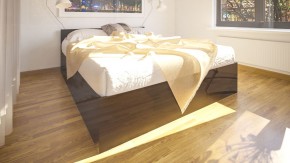 Стандарт Кровать 1600, цвет венге, ШхГхВ 163,5х203,5х70 см., сп.м. 1600х2000 мм., без матраса, основание есть в Покачах - pokachi.ok-mebel.com | фото 6