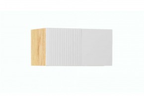СТЕФАНИ-1.1 Антресоль (дуб крафт золотой/белый софт) в Покачах - pokachi.ok-mebel.com | фото