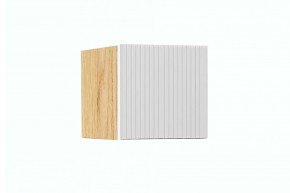 СТЕФАНИ-6.1 Антресоль (дуб крафт золотой/белый софт) в Покачах - pokachi.ok-mebel.com | фото