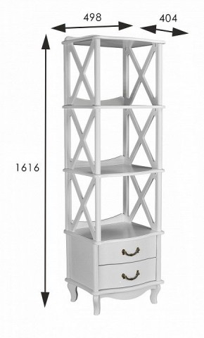 Стеллаж комбинированный Джульетта Л в Покачах - pokachi.ok-mebel.com | фото 4