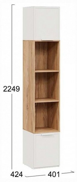 Стеллаж комбинированный Стелла в Покачах - pokachi.ok-mebel.com | фото 4