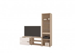 Стенка АНТАЛИЯ 1 (Сонома/Графит софт) в Покачах - pokachi.ok-mebel.com | фото 2