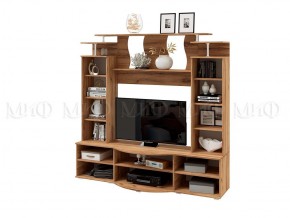 Стенка Виста (Белый глянец/Дуб крафт) в Покачах - pokachi.ok-mebel.com | фото 2
