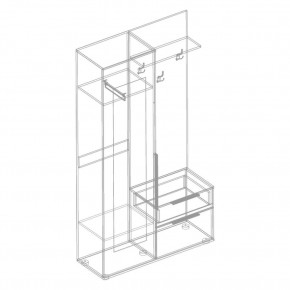 СТИЛ Прихожая (модульная) в Покачах - pokachi.ok-mebel.com | фото 3