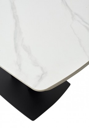 Стол ALATRI 120 MATT WHITE MARBLE SOLID CERAMIC / BLACK, ®DISAUR в Покачах - pokachi.ok-mebel.com | фото 11