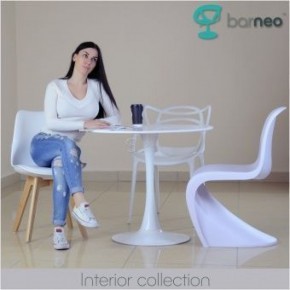 Стол Barneo T-3 Tulip style (RAL9003 белый, D80) в Покачах - pokachi.ok-mebel.com | фото 5