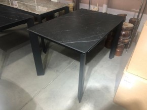 Стол CORNER 120 MATT BLACK MARBLE SOLID CERAMIC / BLACK, ®DISAUR в Покачах - pokachi.ok-mebel.com | фото 10