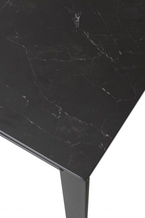 Стол CORNER 120 MATT BLACK MARBLE SOLID CERAMIC / BLACK, ®DISAUR в Покачах - pokachi.ok-mebel.com | фото 5