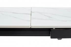 Стол CORNER 120 MATT WHITE MARBLE SOLID CERAMIC / BLACK, ®DISAUR в Покачах - pokachi.ok-mebel.com | фото 8