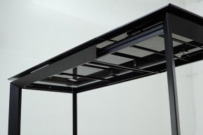 Стол CREMONA 140 KL-99 Белый мрамор матовый, итальянская керамика / черный каркас, ®DISAUR в Покачах - pokachi.ok-mebel.com | фото 13