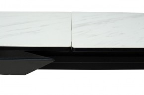 Стол CREMONA 180 KL-99 Белый мрамор матовый, итальянская керамика / черный каркас, ®DISAUR в Покачах - pokachi.ok-mebel.com | фото 12