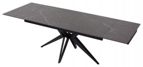 Стол FORIO 160 MATT BLACK MARBLE SOLID CERAMIC / BLACK, ®DISAUR в Покачах - pokachi.ok-mebel.com | фото 5