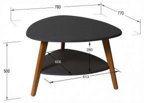 Стол журнальный Бруклин в Покачах - pokachi.ok-mebel.com | фото 4