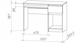 НИЦЦА-10 Стол компьютерный (НЦ.10) в Покачах - pokachi.ok-mebel.com | фото 2