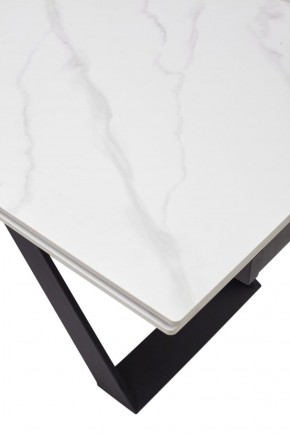 Стол LIVORNO 180 MATT WHITE MARBLE SOLID CERAMIC / BLACK, ®DISAUR в Покачах - pokachi.ok-mebel.com | фото 9