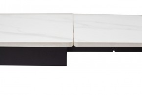 Стол LIVORNO 180 MATT WHITE MARBLE SOLID CERAMIC / BLACK, ®DISAUR в Покачах - pokachi.ok-mebel.com | фото 3