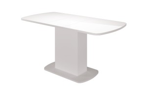 Стол обеденный Соренто 2 раздвижной (Белый) в Покачах - pokachi.ok-mebel.com | фото 1