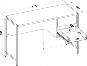 Стол письменный СПМ-404 в Покачах - pokachi.ok-mebel.com | фото 4
