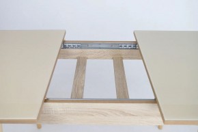 Стол раскладной со стеклом (опоры массив цилиндрический) "Хоста" в Покачах - pokachi.ok-mebel.com | фото 9