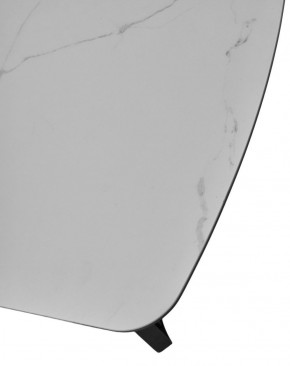 Стол RASMUS 160 TL-45 Белый мрамор, испанская керамика / черный каркас, ®DISAUR в Покачах - pokachi.ok-mebel.com | фото 6