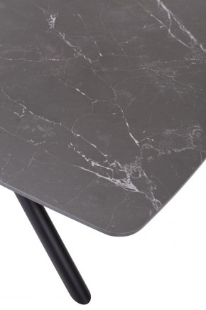 Стол RIVOLI 140 MATT BLACK MARBLE SOLID CERAMIC / BLACK, ®DISAUR в Покачах - pokachi.ok-mebel.com | фото 10