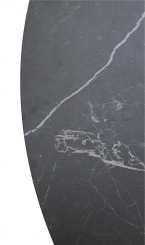 Стол TERNI 120 MATT BLACK MARBLE SOLID CERAMIC Черный мрамор матовый, керамика /Черн.каркас, ®DISAUR в Покачах - pokachi.ok-mebel.com | фото 9