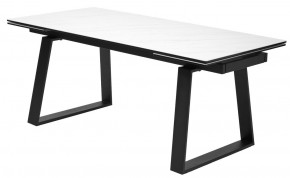 Стол VASTO 180 MARBLES KL-99 Белый мрамор матовый, итальянская керамика/ черный каркас, ®DISAUR в Покачах - pokachi.ok-mebel.com | фото 4