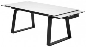 Стол VASTO 180 MARBLES KL-99 Белый мрамор матовый, итальянская керамика/ черный каркас, ®DISAUR в Покачах - pokachi.ok-mebel.com | фото 6