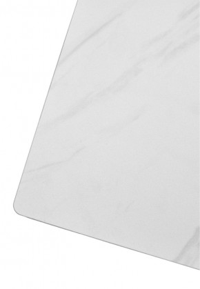 Стол VASTO 180 MARBLES KL-99 Белый мрамор матовый, итальянская керамика/ черный каркас, ®DISAUR в Покачах - pokachi.ok-mebel.com | фото 7