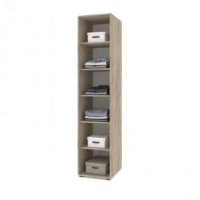 СТОУН С13 Шкаф-пенал (дуб золотой/графит) в Покачах - pokachi.ok-mebel.com | фото 3