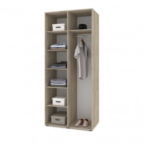 СТОУН С22 Шкаф 2-х створчатый (серый дуб/белый) в Покачах - pokachi.ok-mebel.com | фото 3